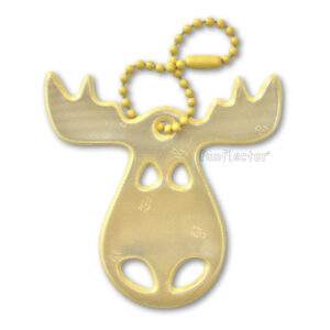 Yellow moose safety reflector by funflector