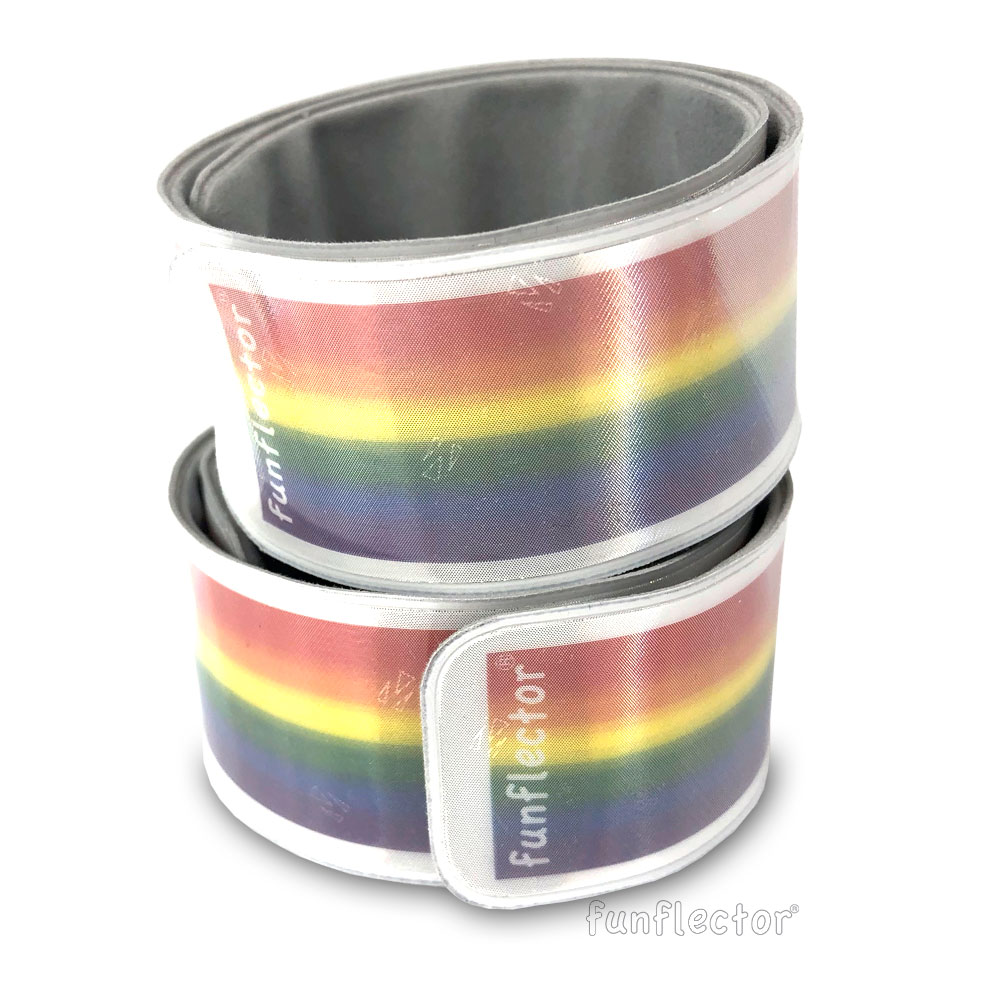 Pride Rainbow Slap Bracelet