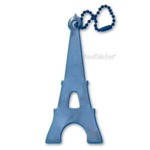 Blue Eiffel Tower safety reflector by funflector