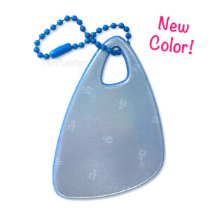 Blue triangle safety reflector by funflector - 1-pack - new color!