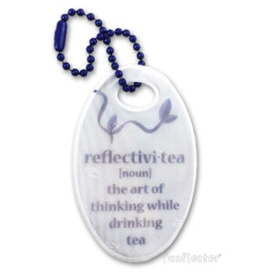 reflectivi-tea blue safety reflector by funflector