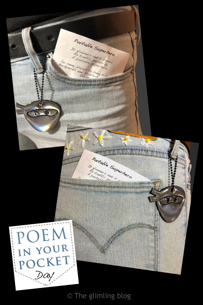 Poem in your pocket day - should we carry our poem in the front or the back pocket?