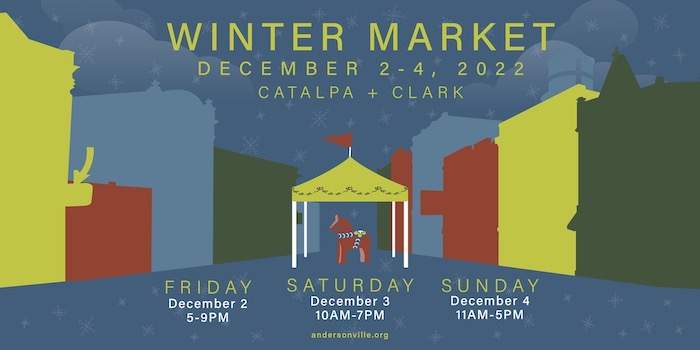 Chicago - Andersonville Winter Market at Catalpa / Clark, December 2-4, 2022 - Andersonville.org