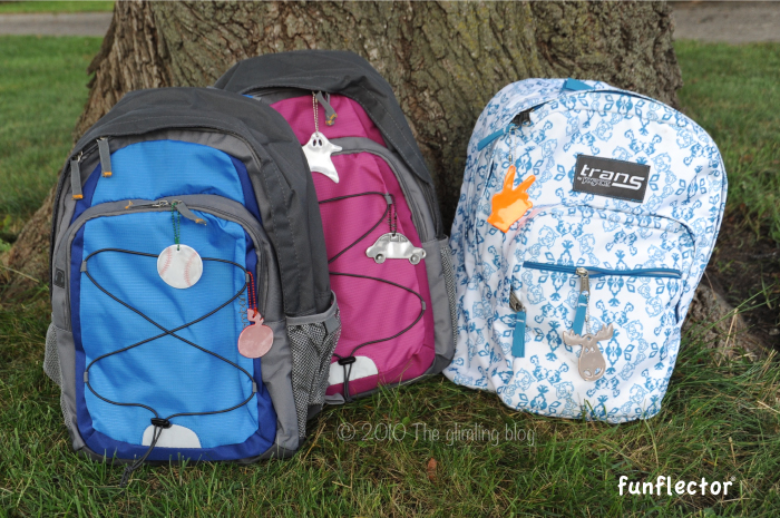 Back to school - backpacks with cool safety reflectors