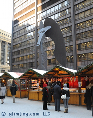 Chicago Christkindlmarket - a genuine piece of the old world in a new world setting.