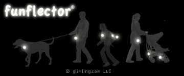 funflector safety reflectors increase your visibility in the dark