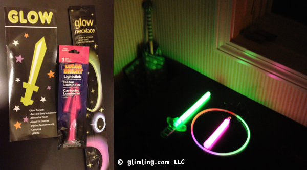 glow sticks vs safety reflectors for Halloween