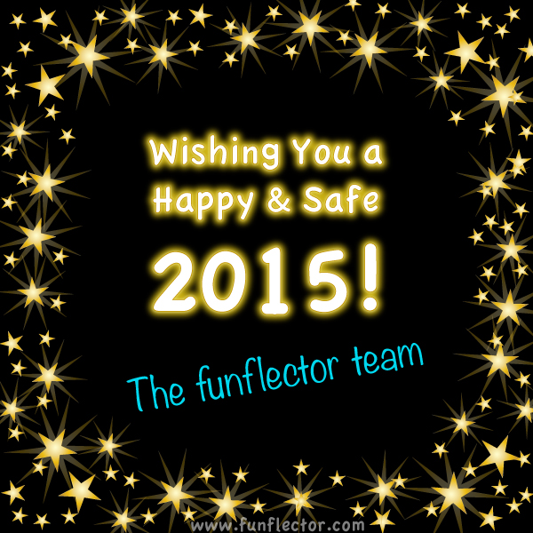 Wishing you a happy and safe 2015 - the funflector team