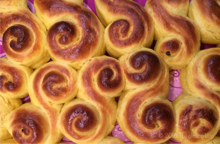 Swedish saffron buns for Lucia by the glimling blog