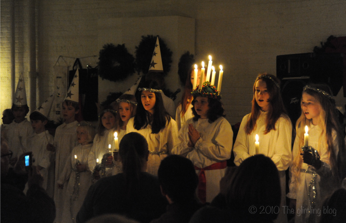 Lucia choir by the Swedish School in Chicago.