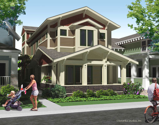 The not so big showhouse by Sarah Susanka planned for School Street in Libertyville IL