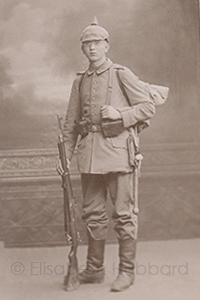 Walter Bärthel, World War One soldier, 1914