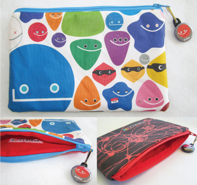 Pencil or makeup pouches from ParticleZoo, $15.